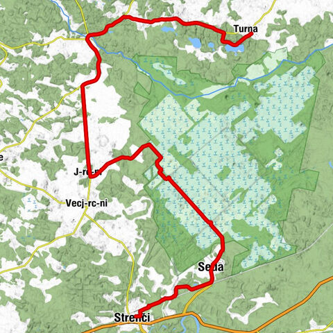 Turna - Seda - Strenču luterāņu baznīca - Strenči