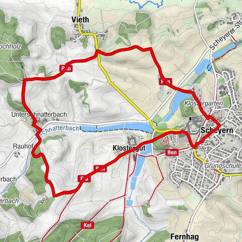 Scheyern - Vieth - Unterschnatterbach