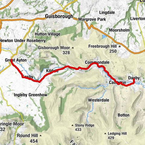 Danby - Ainthorpe - Castleton - Great Ayton