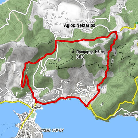 Δήμος Πόρου - Άγιος Νεκτάριος - Askeli - Taverna Panorama