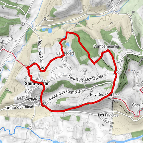 Saint-Victor - La Bregère - Combemeunier - Le Saint-Victor