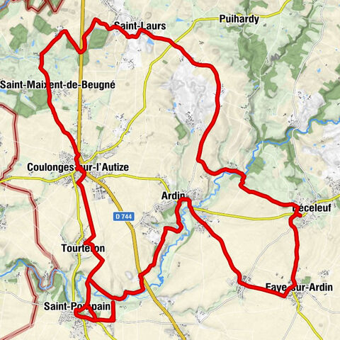 Coulonges-sur-l'Autize - Le Blouge - Église Saint-Étienne - Église Saint-Pompain