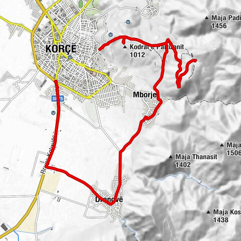 Korçë - La Montagna - Kodrat e Partizanit - Qendër Bulgarec