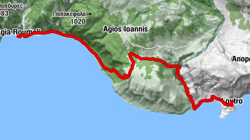 Αγία Ρουμέλη - Άγιος Παύλος - Ταβέρνα - ΠΑΝΑΓΙΑ ΛΟΥΤΡΟ