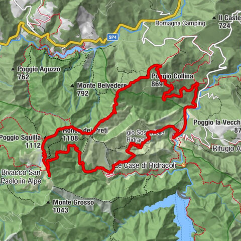 Ridracoli - Poggio Collina - Ronco dei Preti - Poggio Squilla