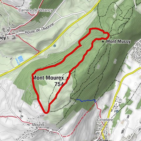 Grilly - Mont Mourex