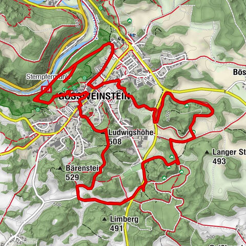 Gößweinstein - Felsentor bei Gößweinstein - Ludwigshöhe