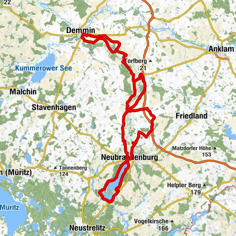 Am Oberbach - Kirche Groß Teetzleben - Chimborazo - Neubrandenburg