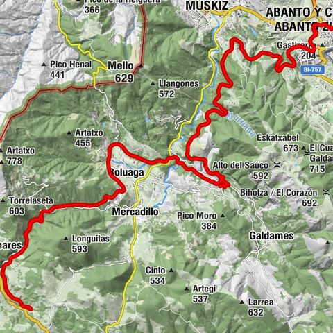 Gallarta - Santurtzi - Abanto y Ciérvana-Abanto Zierbena - Traslaviña