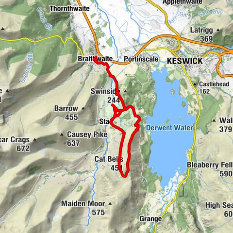 Ivy House - Braithwaite - Cat Bells - Above Derwent