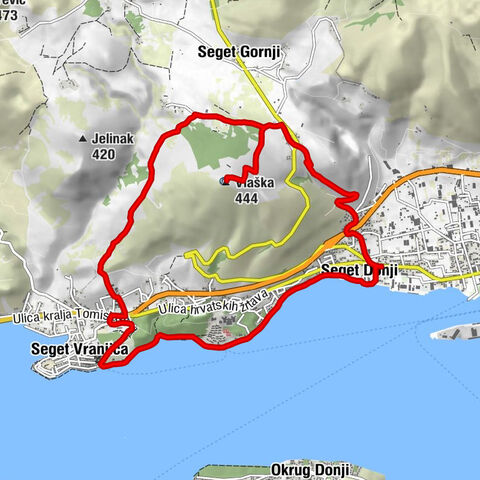 Seget Donji - Belvedere - Vlaška - crkva Gospe od Ružarija