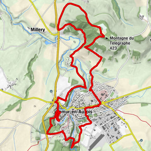 Semur-en-Auxois - Montagne du Télégraphe - Charentois