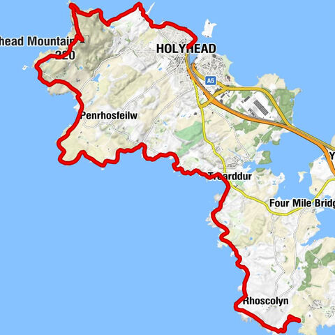 Rhoscolyn - Holyhead Mountain - St Cybi's Church - Holyhead