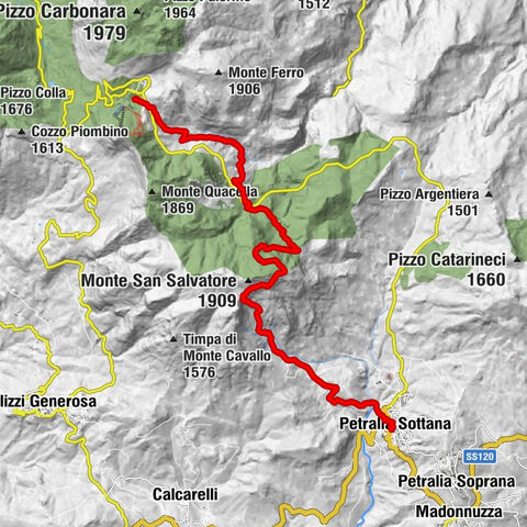Rifugio Giuliano Marini - Cozzo del Filatore - Chiesa di San Pietro - Quartiere Pusterna