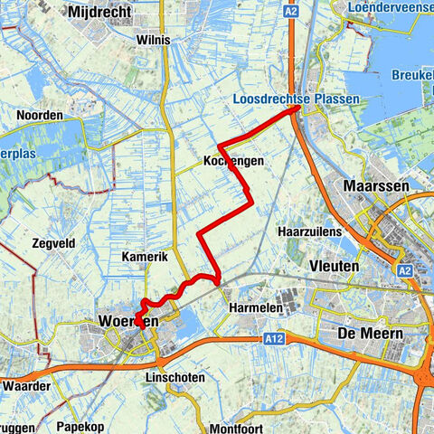Hollandse Kade (Diagonaalpad #25) Breukelen - Woerden