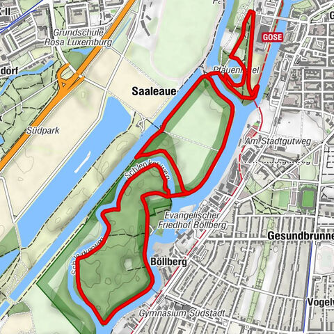 Rabeninsel and Pulverweiden