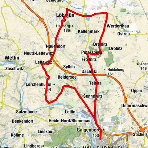 Rennradtour Petersberg