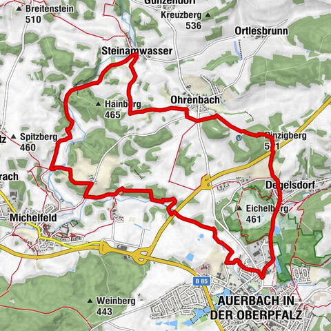 Erzweg Tagestour Auerbach