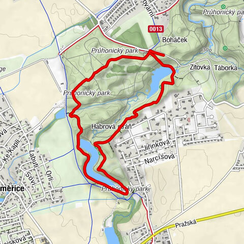 Průhonice - Habrová stráň