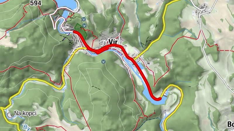 Vír - Posraná skalka - Hotel Vír