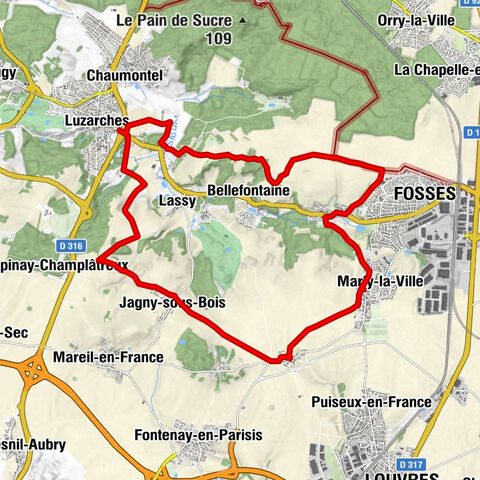 Rundweg "Das Land Frankreich"