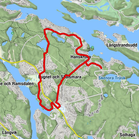 Värmdö kommun - Hanskroka - Lugnet och Skälsmara - Lugnet