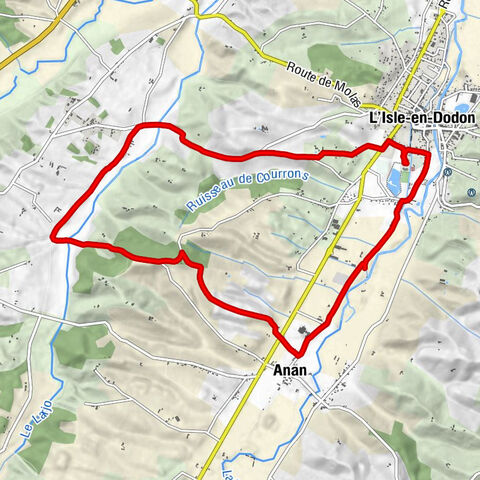 L'Isle-en-Dodon - Les Couterets - Les Hounades - Enjannoy