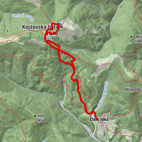 Zlatá Idka - Kojšovská hoľa