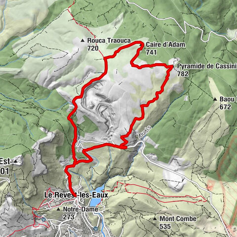 Le Revest-les-Eaux - Pyramide de Cassini - Caire d'Adam - Aven du Faux Sarcophage