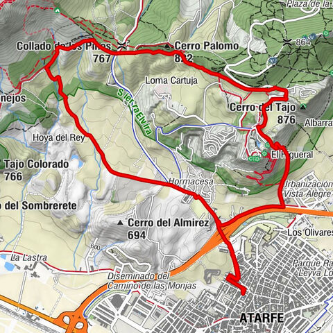 Atarfe - Collado de los Pinos - Cerro Palomo - El Higueral