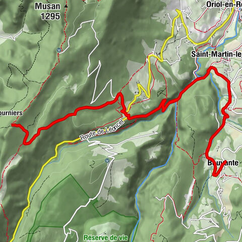 Hôtel du Sapin - Église Saint-Sébastien - Bouvante - Saint-Martin-le-Colonel