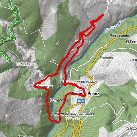 As Cortes - Pezós / Pesoz - Capilla del Palacio de Ron - Santiago