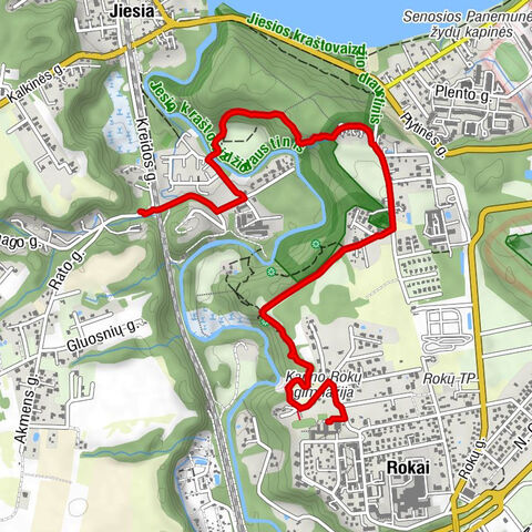 Panemunės seniūnija - Jiesios atodanga - Iškyšulys