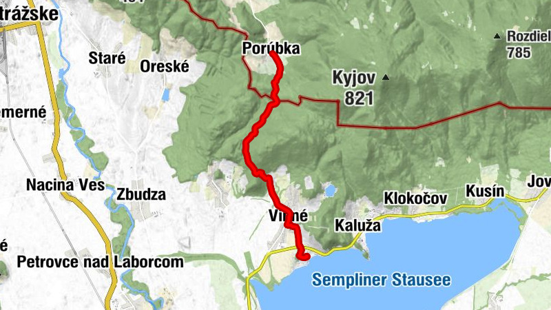 Vinné - Kostol sv. Anny - Porúbka