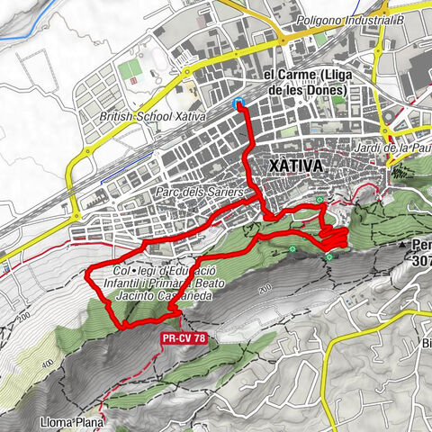 Xàtiva - El Mirador Del Castell - Portet de Vernissa