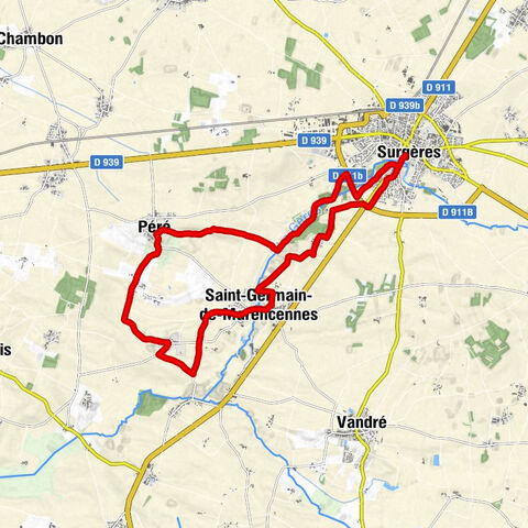 Surgères - La Grève - La Bourdinerie - Église Saint-Germain