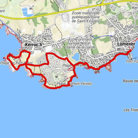 Lomener - Kerbiscart - Pérello - Port Blanc