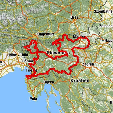 Slovenian Alpine Cycle-touring trail
