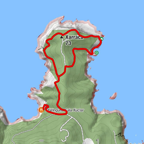 Chiringuito Cala Xuclar - Cova de Llevant - Xarraca - Sant Joan de Labritja