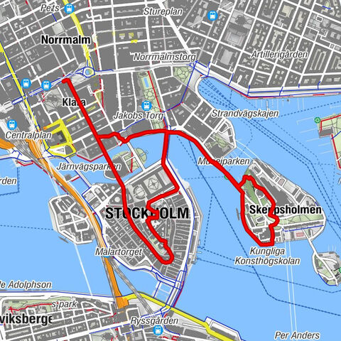 Solna - Tyska kyrkan - Finska kyrkan - Norrmalm