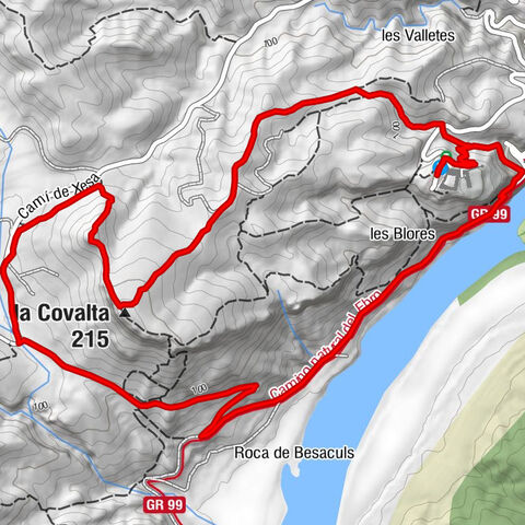 Miravet - Costa de Riago - la Covalta