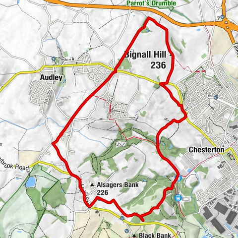 Apedale Winding Wheel - Newcastle-under-Lyme - Bignall Hill - Audley Rural