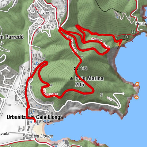 Urbanització Cala Llonga - Valverde - Puig Marina - Santa Eulària des Riu