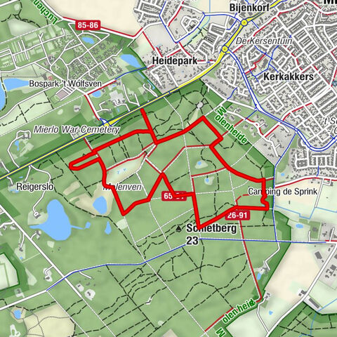 Geldrop - Schietberg - Mierlo