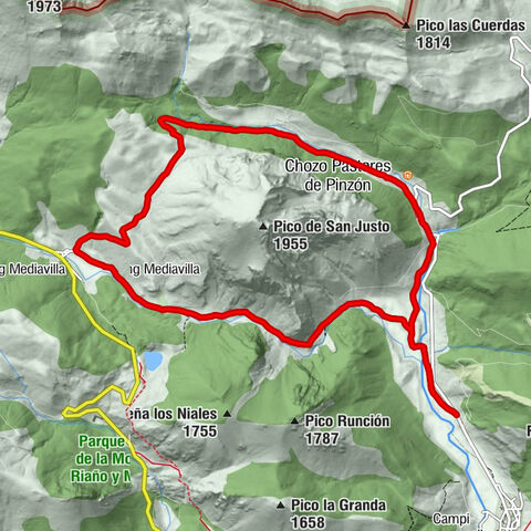 Puebla de Lillo - Fuente La Jerumbrosa - Isoba - Los Forfogones