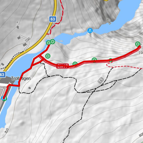 Rauma - Trollstigen og Stigfossen - Trollstigen