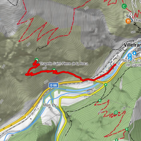 Villefranche-de-Conflent - Le Faubourg - Grotte de Notre-Dame de Vie - Fuilla