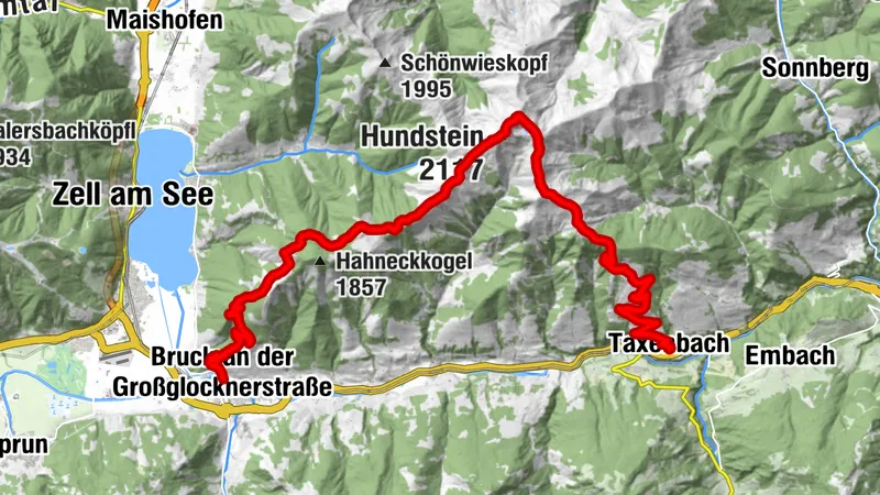 HOHE TAUERN PANORAMA TRAIL | STAGE 12: Hundstein | Bruck an der Großglocknerstraße - Taxenbach