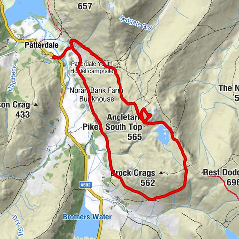 Patterdale - Boredale Hause - Angletarn Pikes - Angletarn Pikes South Top