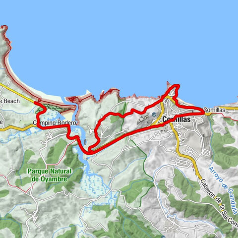 Parking - Iglesia de San Cristóbal - Ermita de Santa Lucía - Iglesia de San Andrés